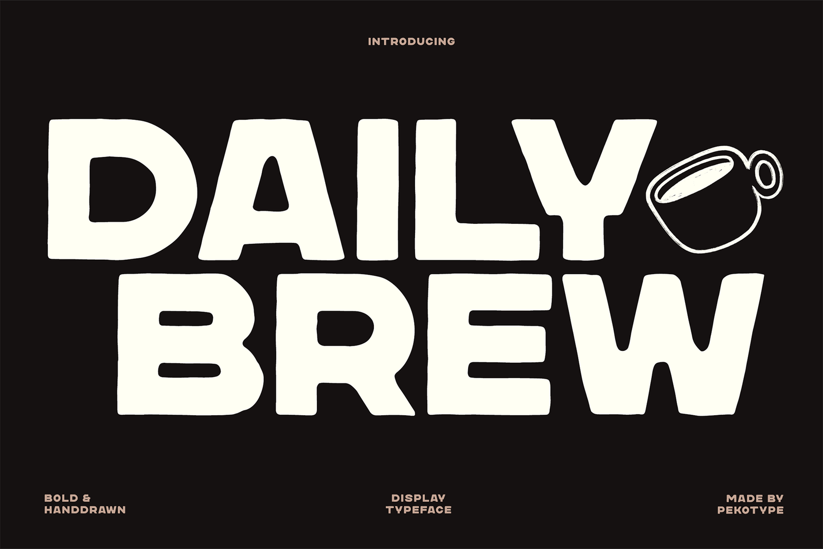 Daily Brew Font Cover