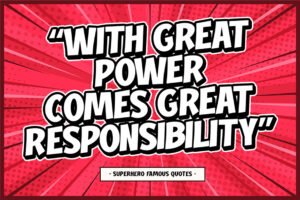 COMIC BEACON Font superhero quote poster