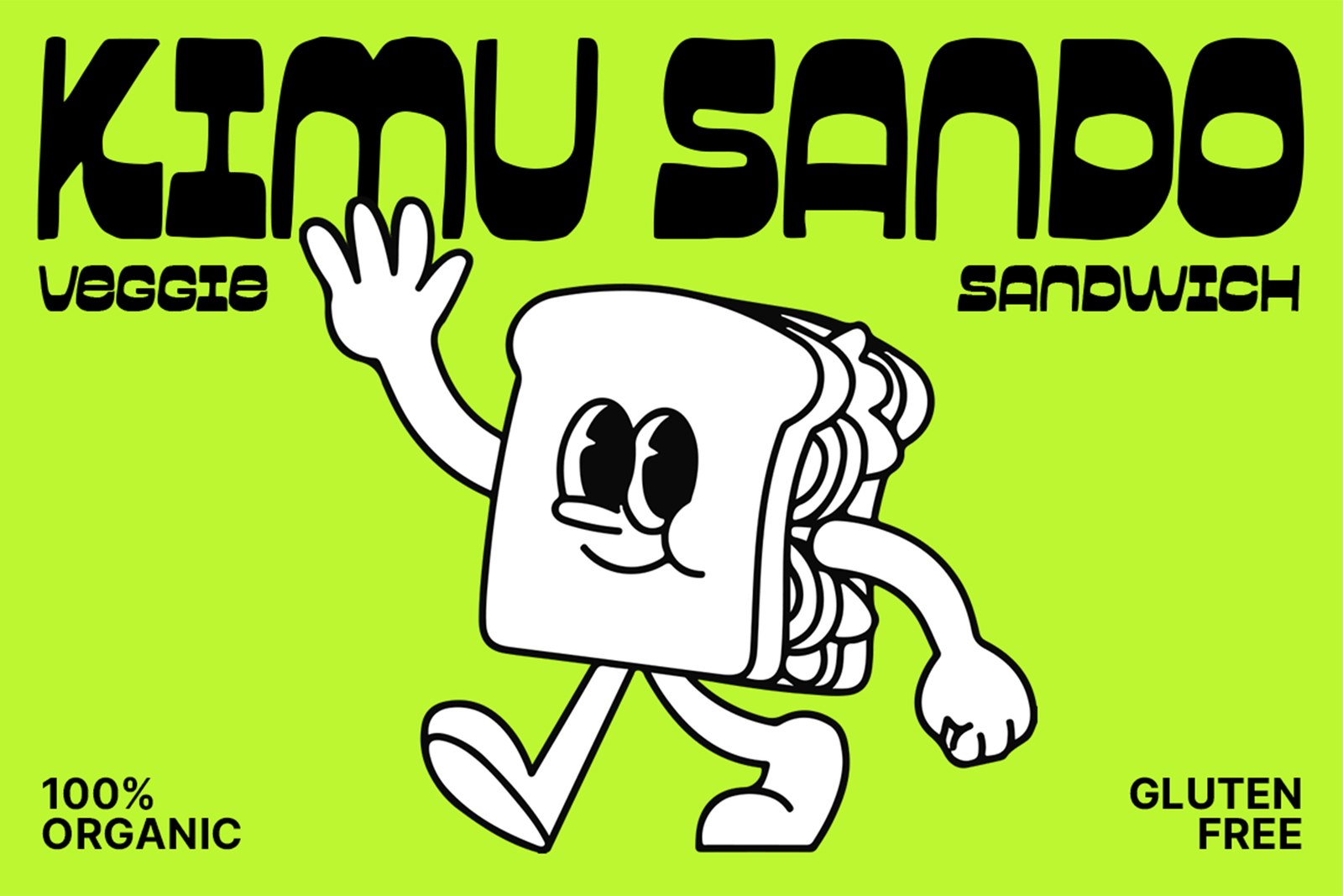 Garpit Font sandwich branding
