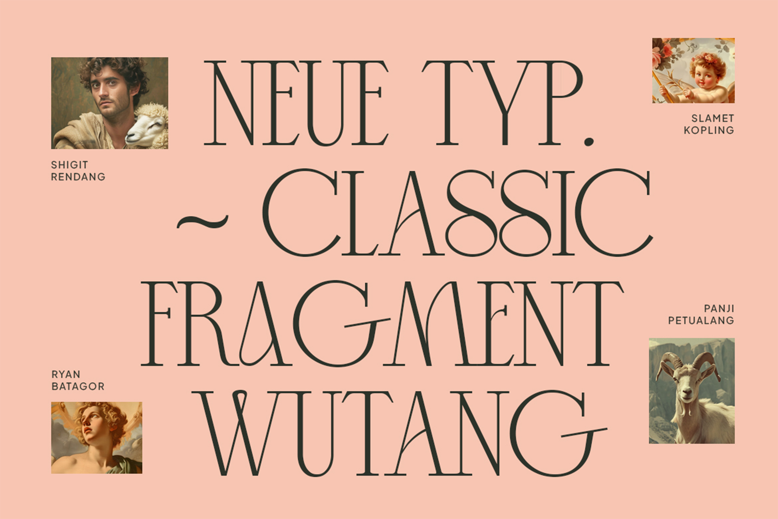Mikaelo Font contemporary editorial fashion typography