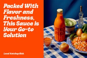 Pagion Font sauce product promotional poster design