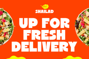 RUYA Font fresh delivery campaign poster