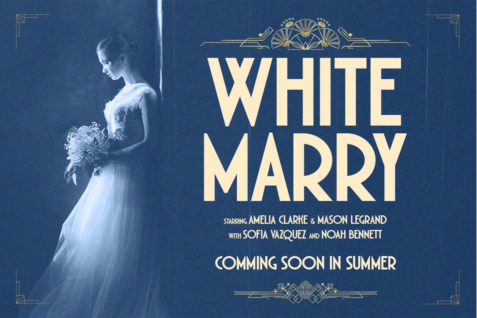 DECORT Font elegant wedding movie poster