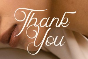 Skipten Font elegant Thank You typography artwork