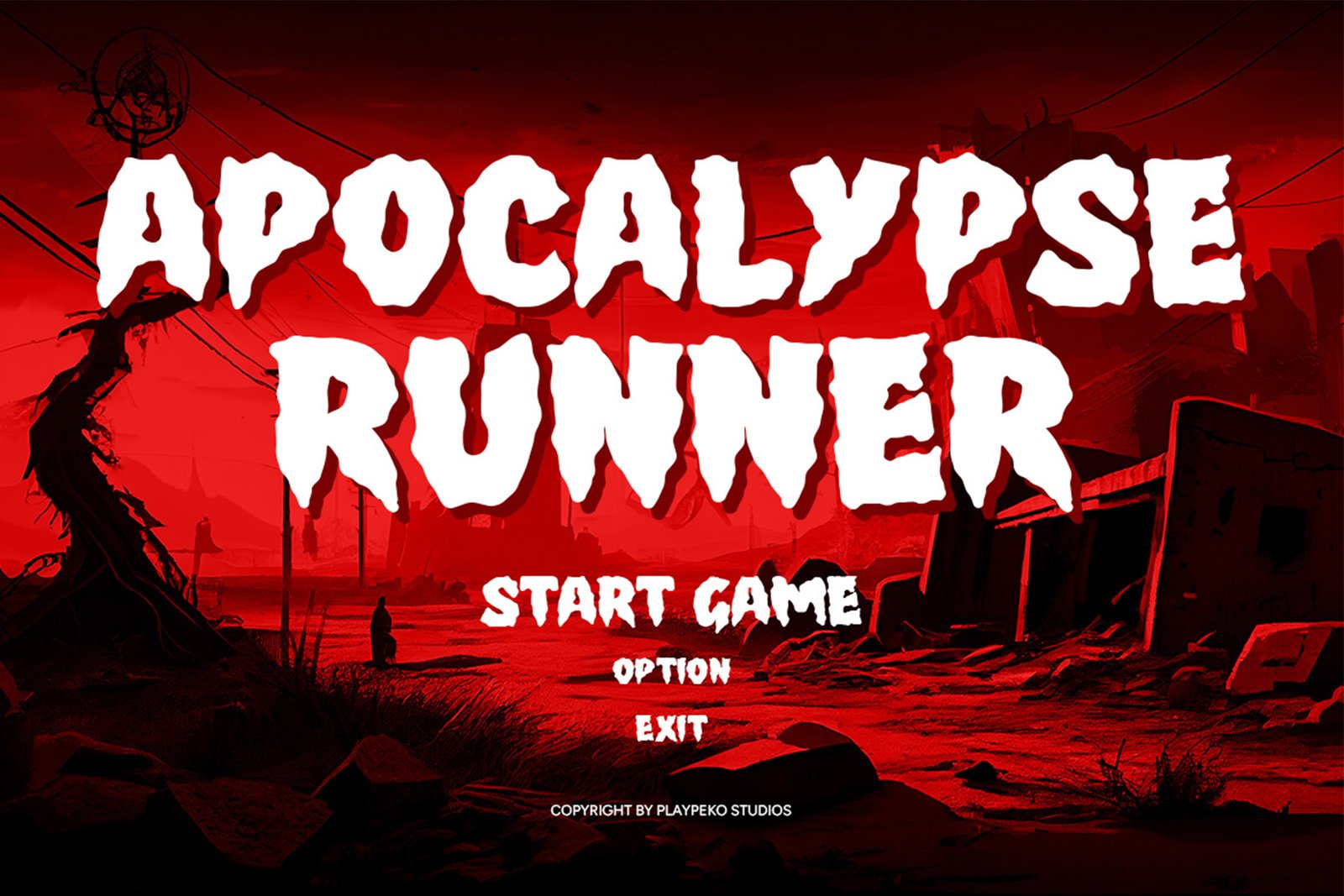 GHOST BASTER Font horror game start game