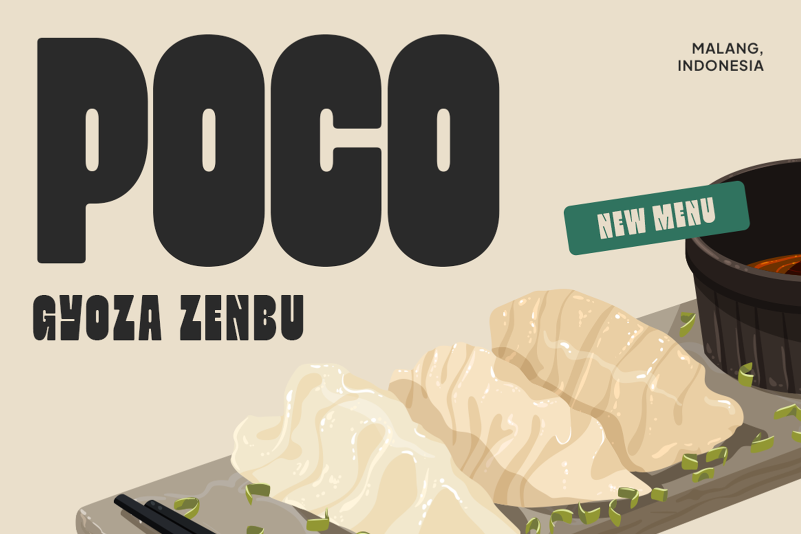 YAGULT restaurant menu branding