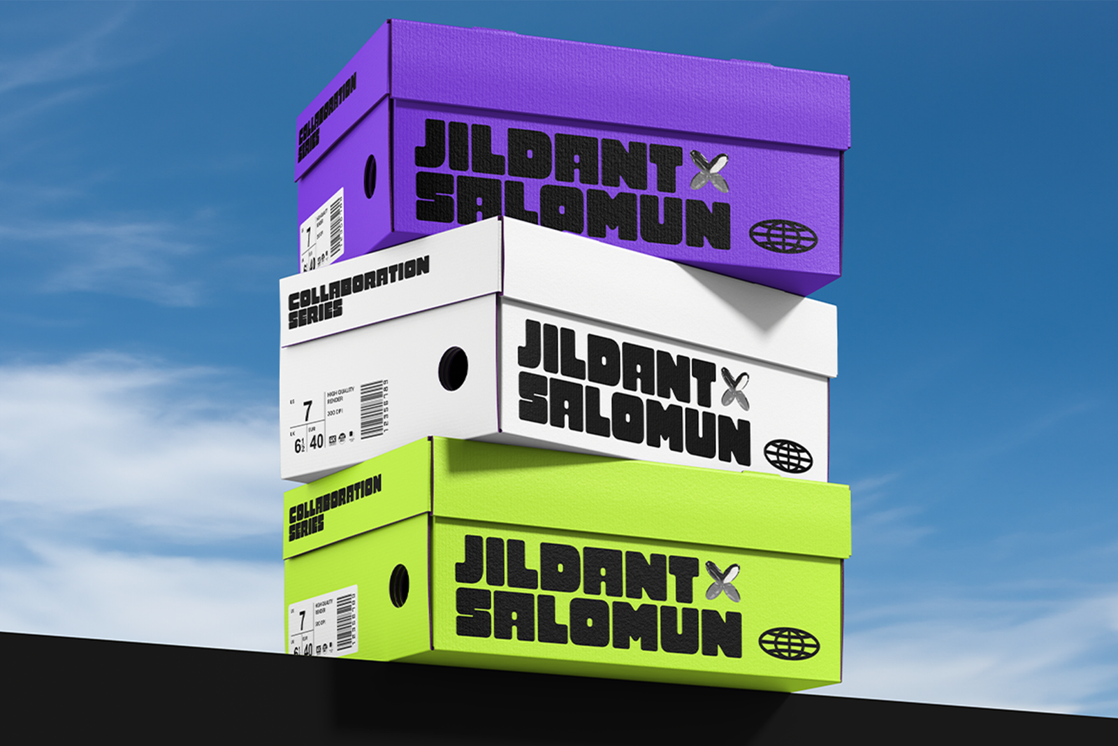 MIDAR Font product packaging mockup