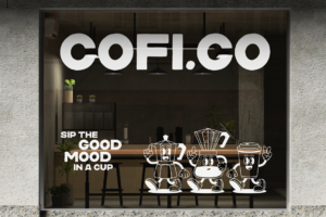 DAILY BREW Font coffee shop storefront