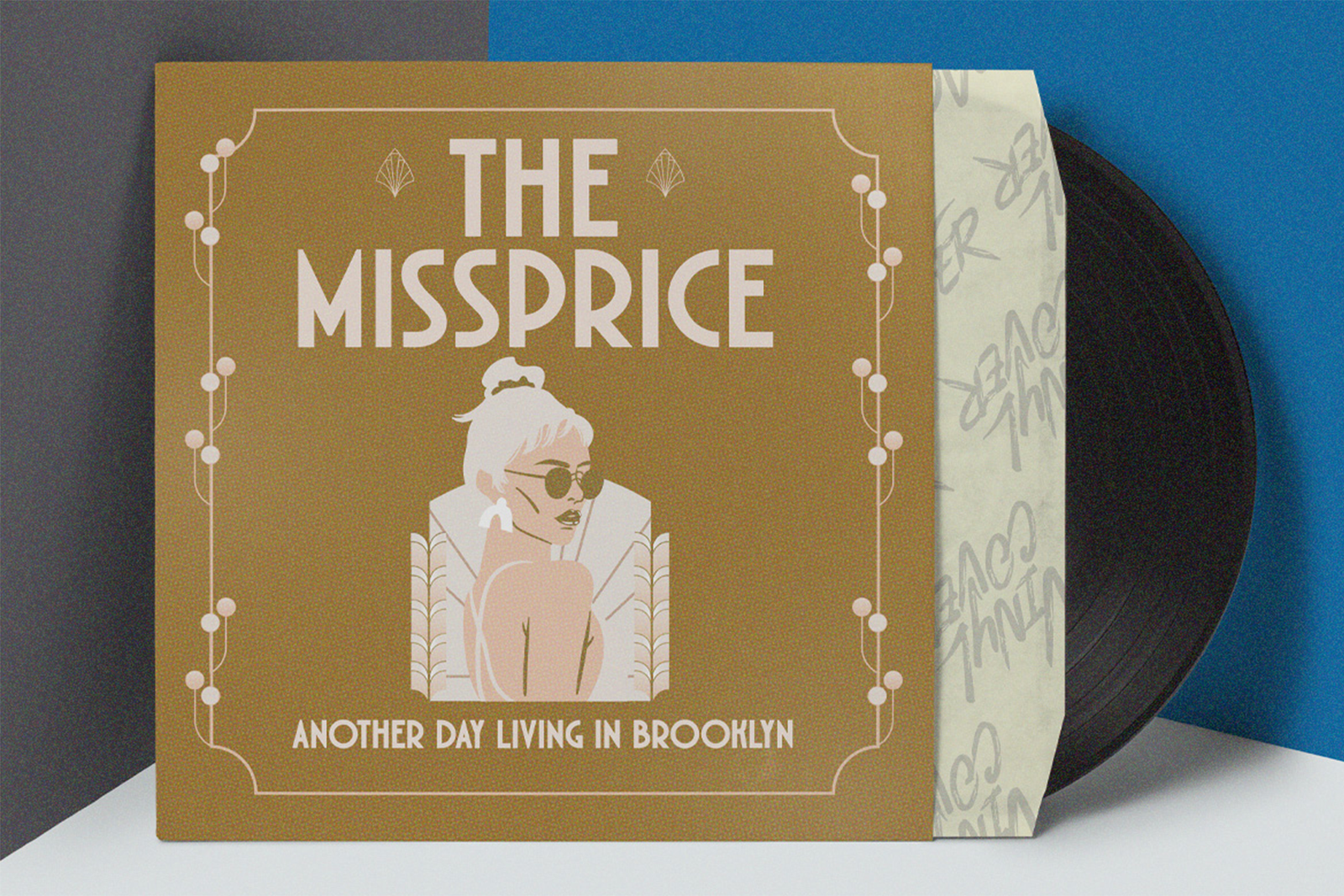 DECORT Font vinyl album design