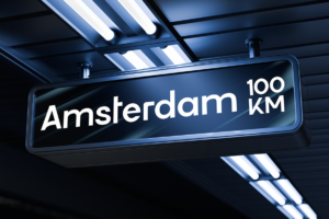 VIREON directional sign design