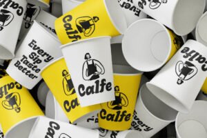 Pagion Font café takeaway cup branding mockup