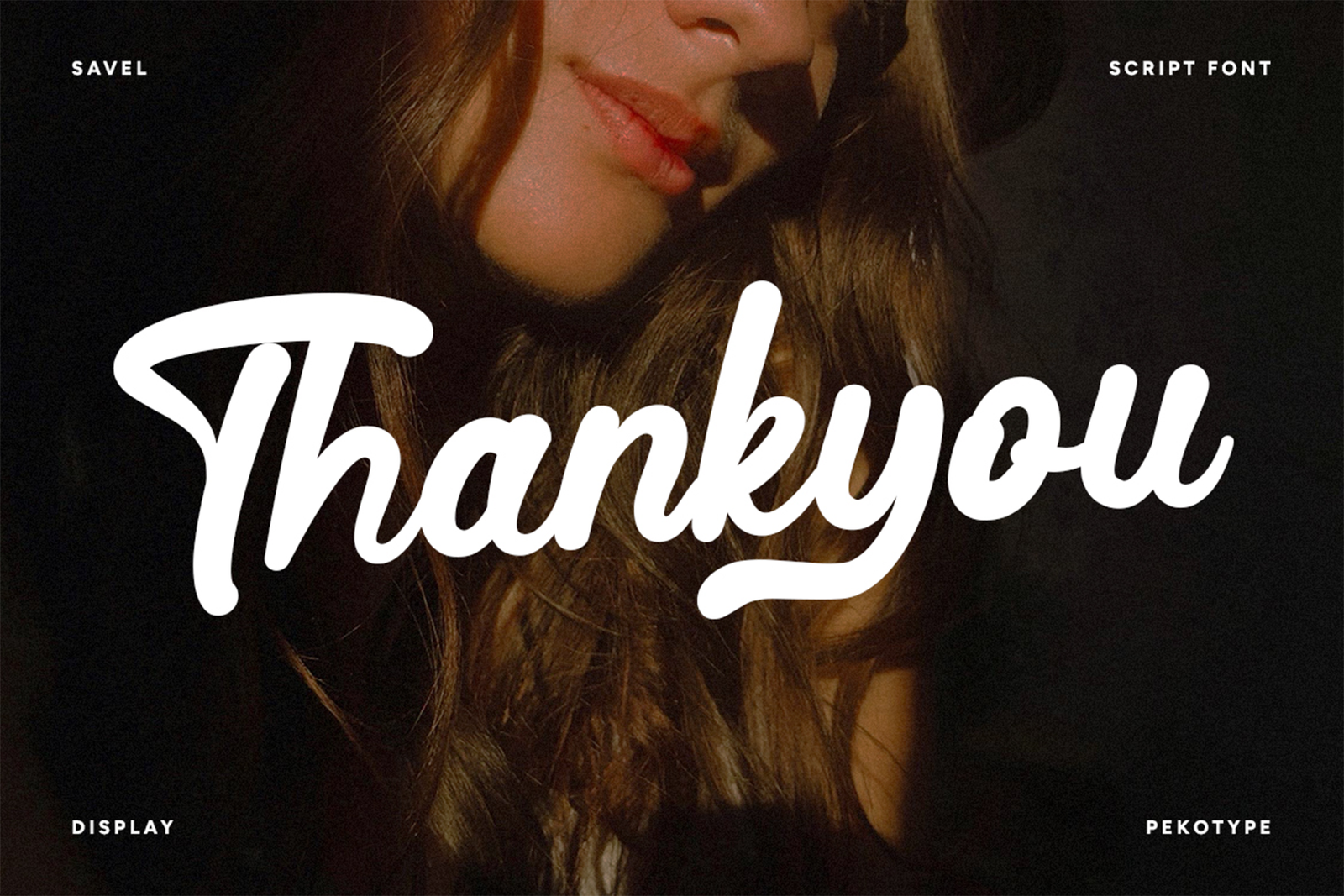 SAVEL Font elegant thank you typography