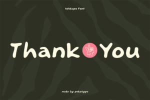 Wakupo Font Thank You