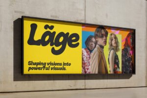 Pagion Font fashion billboard advertising design