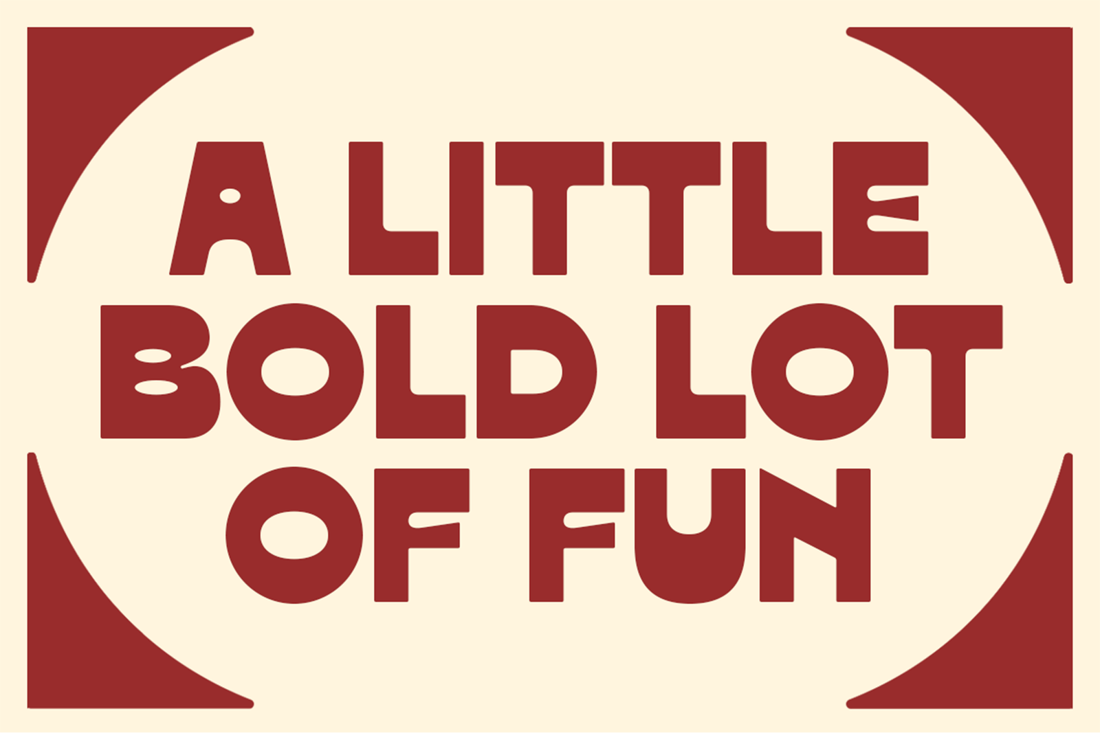 OAKLA Font playful rounded display typeface