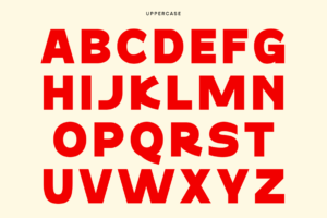 Sokochi Font uppercase alphabet character specimen