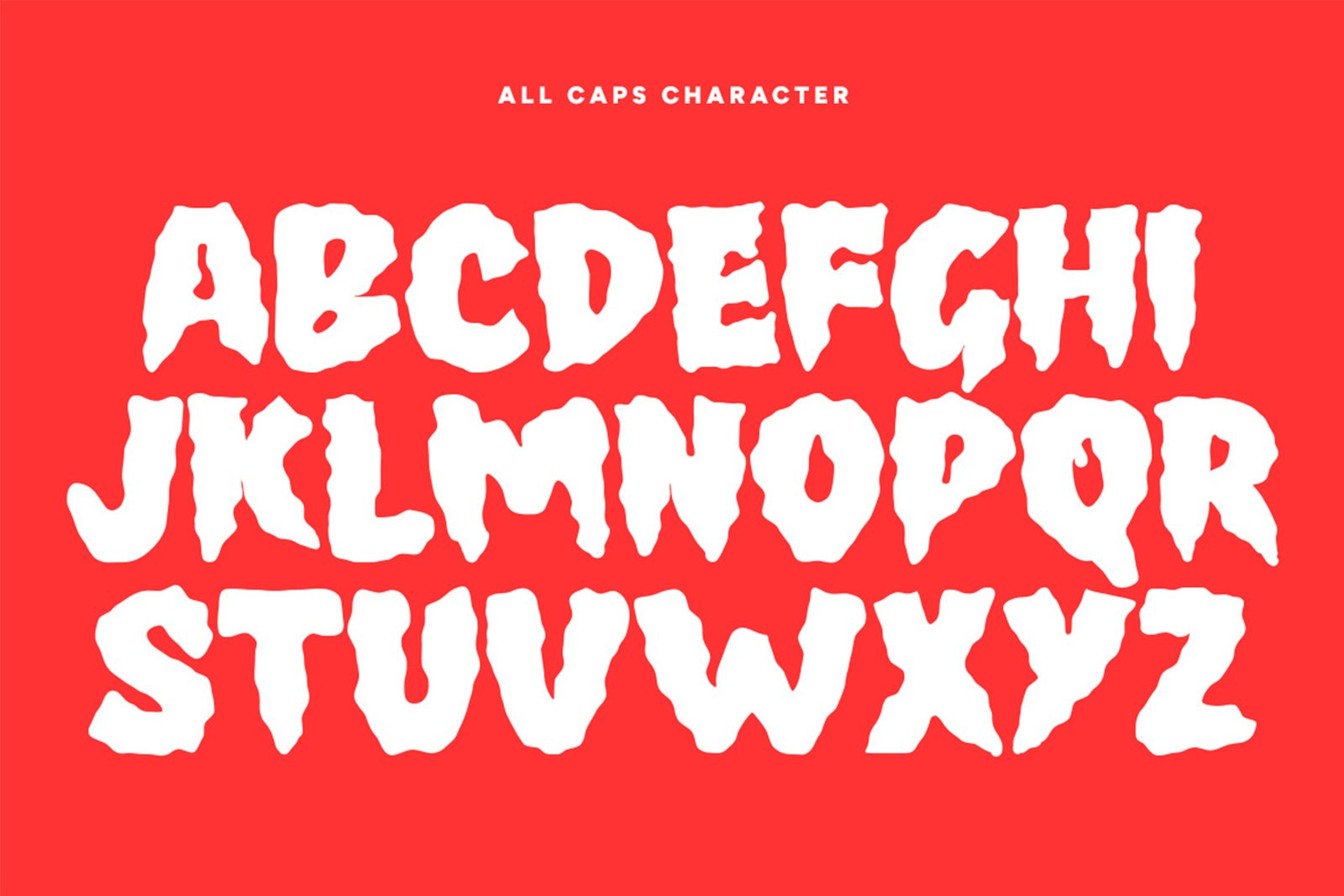 GHOST BASTER Font all caps font