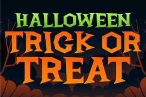 Wicked Night Font Halloween Trick or Treat poster design