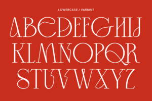 Mikaelo Font lowercase character variant specimen
