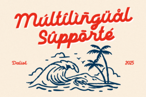 DALIOT Font multilingual character support