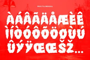 GHOST BASTER Font multilingual support