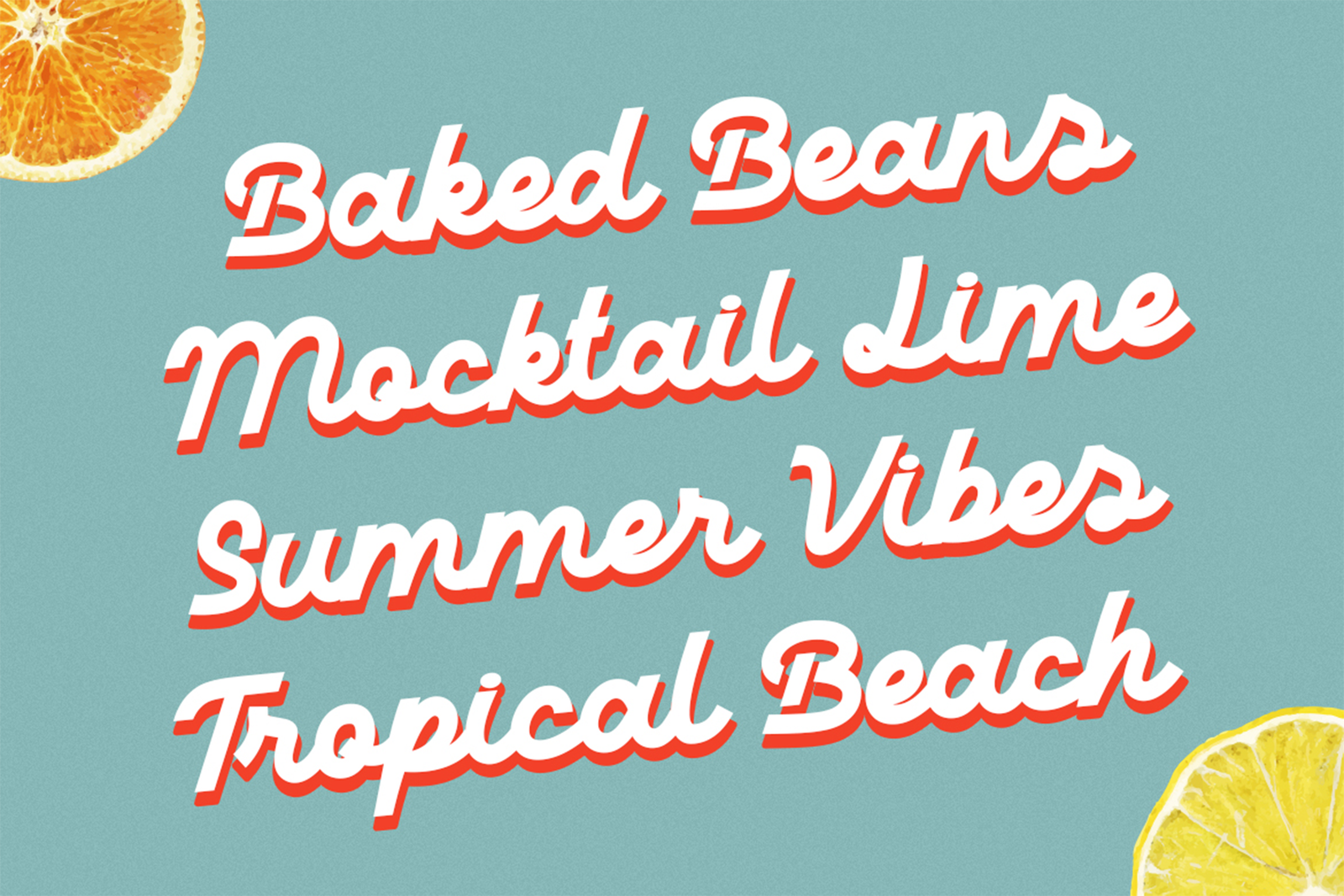 DALIOT Font tropical summer script lettering