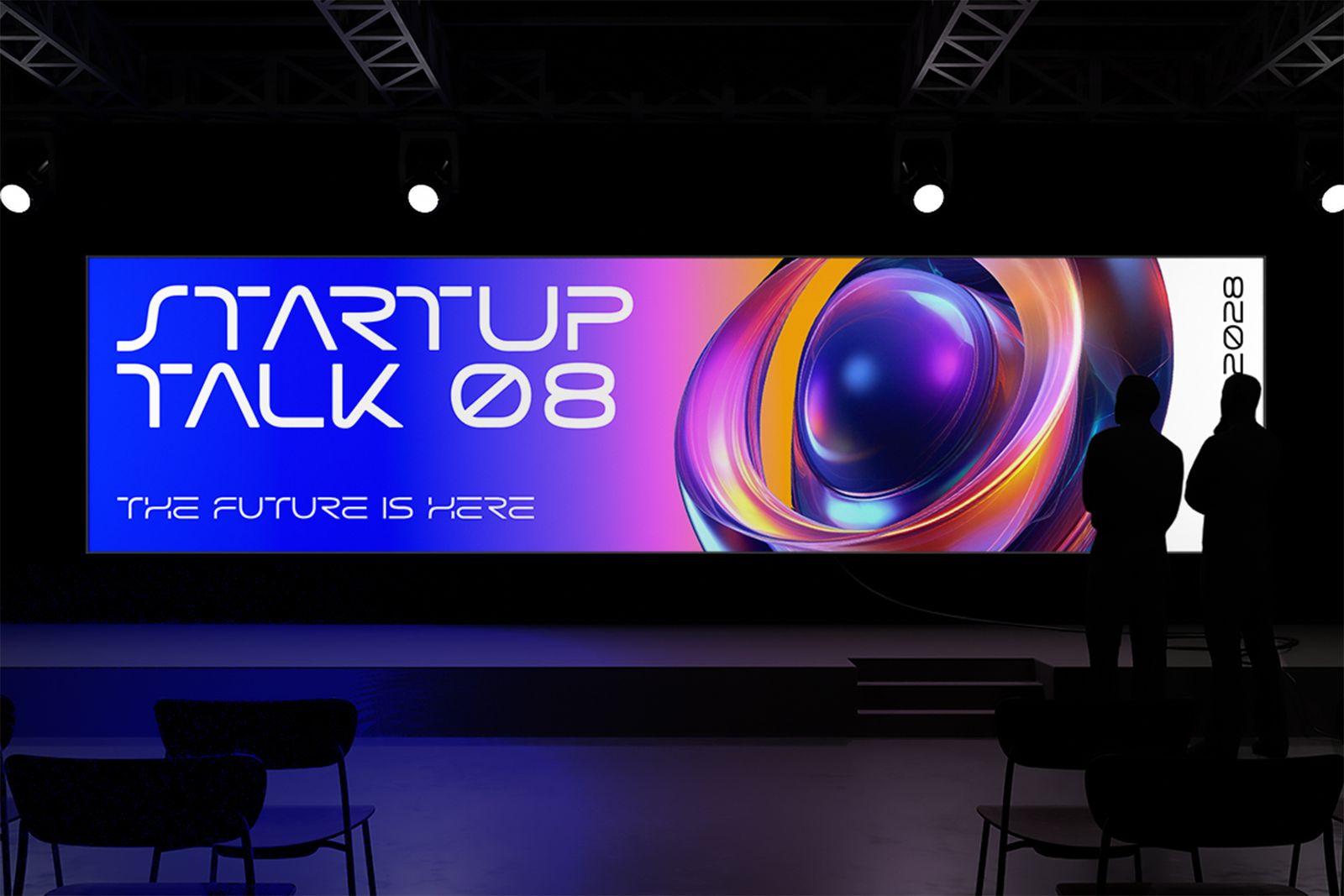 Psionic Font technology event presentation screen mockup
