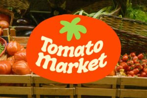 Pagion Font Tomato Market fresh produce branding design