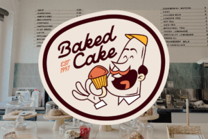 DALIOT Font baked cafe logo design
