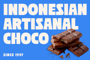 MAERO Font Indonesian chocolate packaging