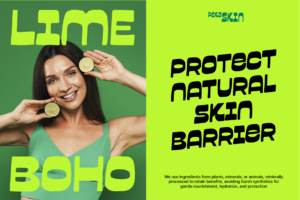 Garpit Font skincare promotional design