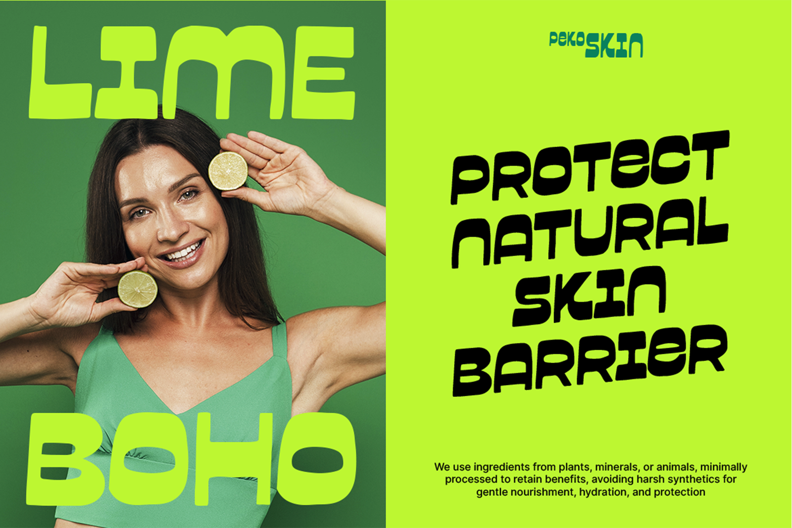 Garpit Font skincare promotional design