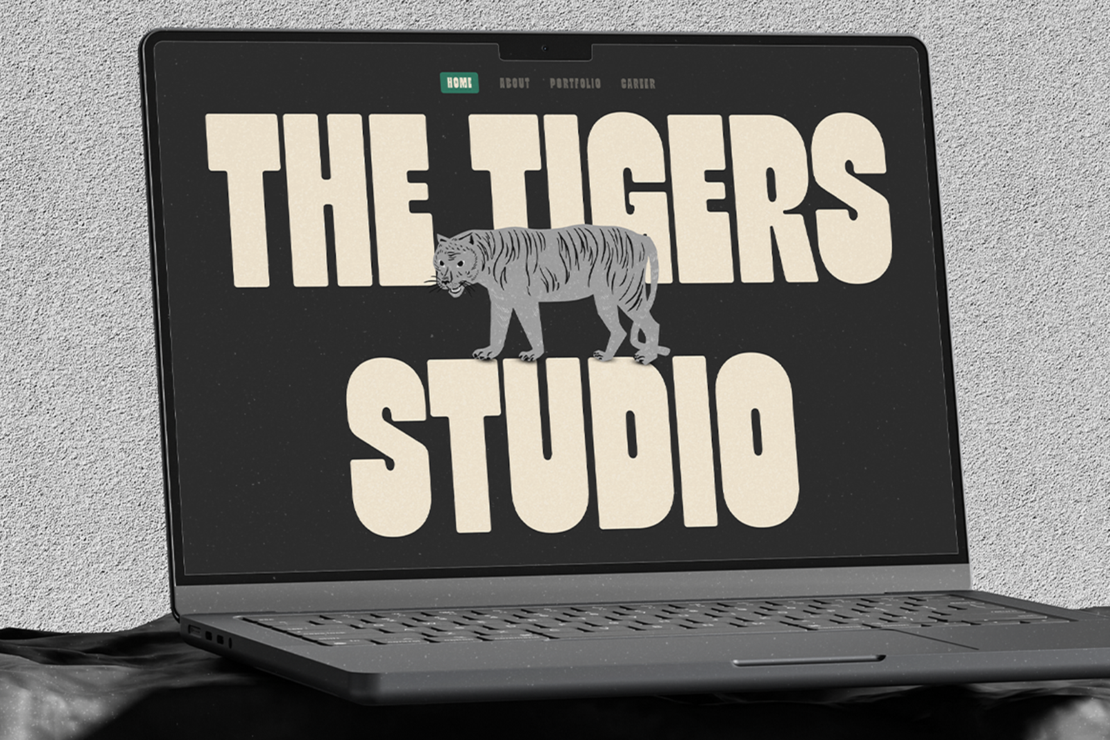 YAGULT The Tigers Studio headline website design