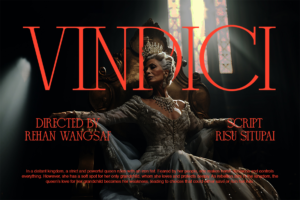 Mikaelo Font cinematic poster design