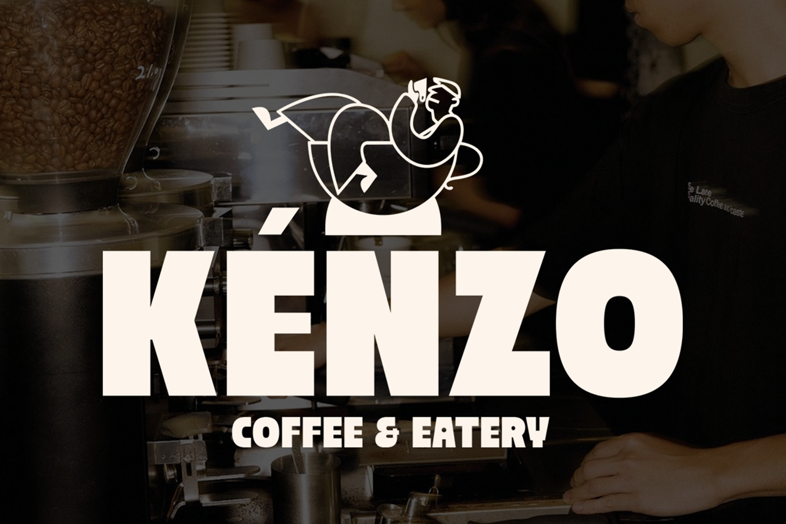 MAERO Font coffee and eatery logo