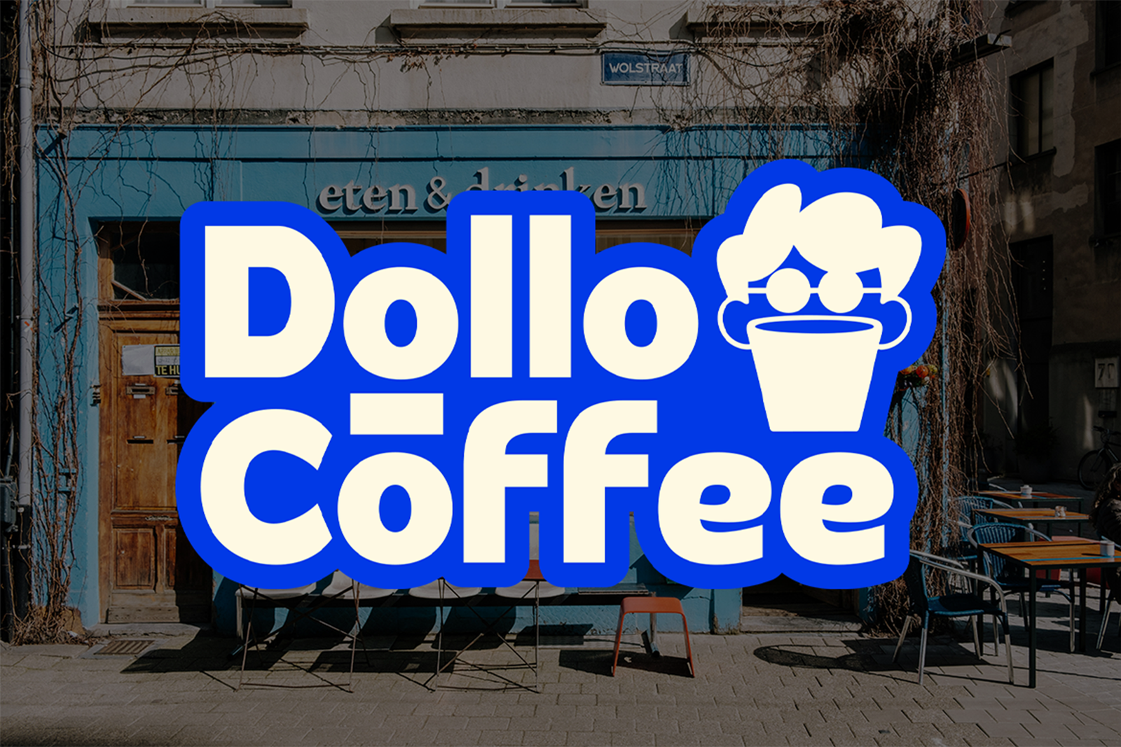 Sokochi Font Dollo Coffee logotype design