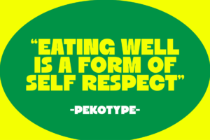 RUYA Font motivational sticker designs
