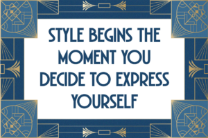 DECORT Font Art Deco quote poster