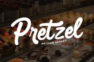 SAVEL Font pretzel artisan bakery branding