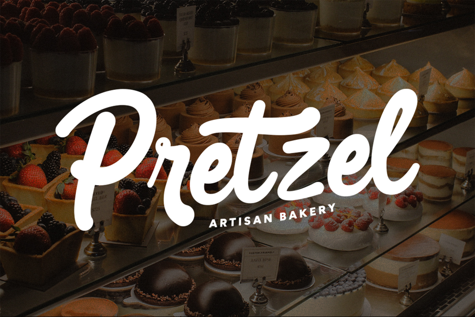 SAVEL Font pretzel artisan bakery branding