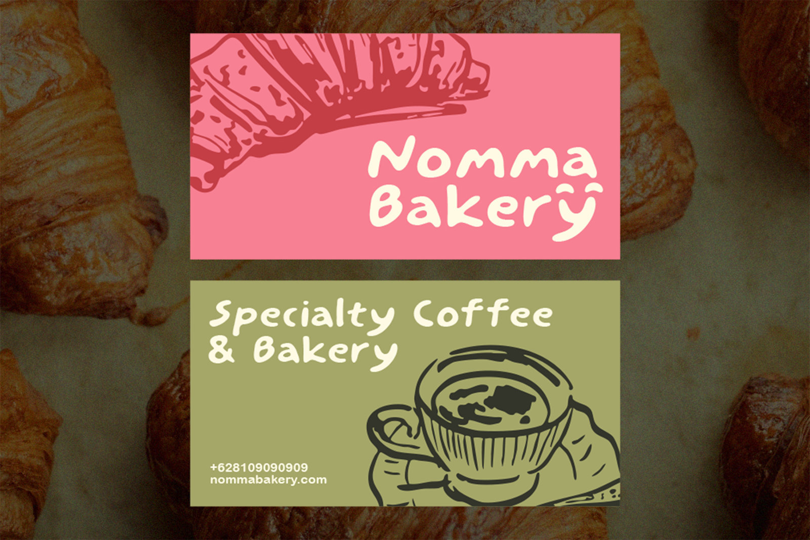 Wakupo Font Nomma Bakery specialty coffee branding design