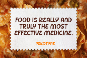 PEANUT WAFFLE Font food quote typography