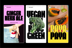 Viltrum food and beverage promotional design collection