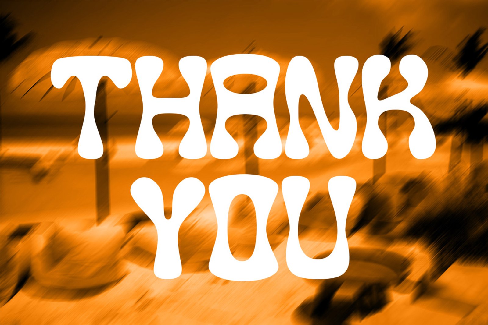Funky Winky Font psychedelic appreciation graphic