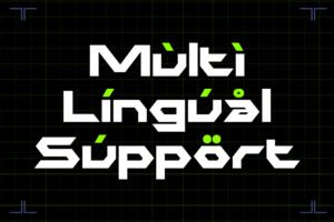 Halford Font multilingual character support preview